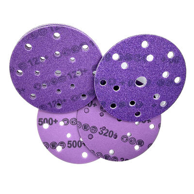 6 Inch Ceramic Abrasive Sanding Disc 17 Hole Orbital Sander Sandpaper