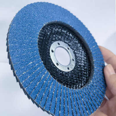 Blue Ceramic 4 Inch Flap Disc 100x16mm 40-240 Grit For Metal Wood