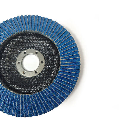 Blue Ceramic 4 Inch Flap Disc 100x16mm 40-240 Grit For Metal Wood