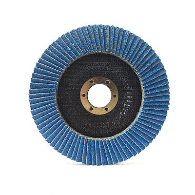Blue Ceramic 4 Inch Flap Disc 100x16mm 40-240 Grit For Metal Wood