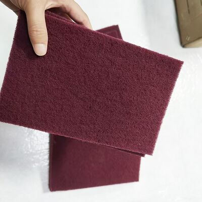 4x6 Inch Abrasive Non Woven Hand Pad 9mm Thick Coarse For Heavy Duty Cleaning