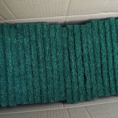 Green Non Woven Abrasive Roll Sandpaper 15mm 80 Grit For Metal Wood