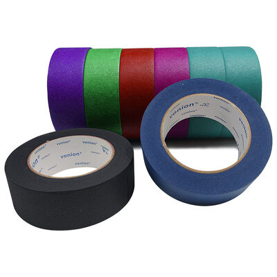 3 Inch Painter'S Crepe Masking Tape Rubber Based Adhesive black 25mmx100m