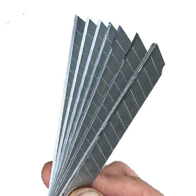 0.04mm Ultra Thin Utility Knife Blade 60# Steel Paper Cutter Blade 18mm