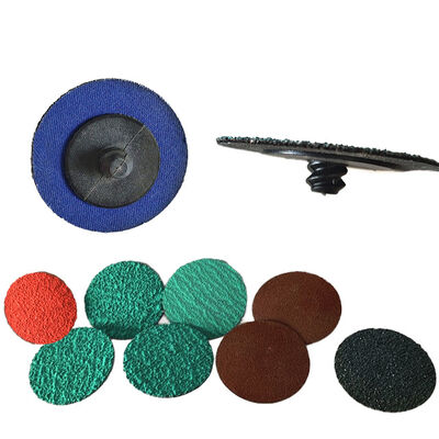 Aluminum Oxide Sanding Roloc Quick Change Discs Hook Loop 80 Grit OBM