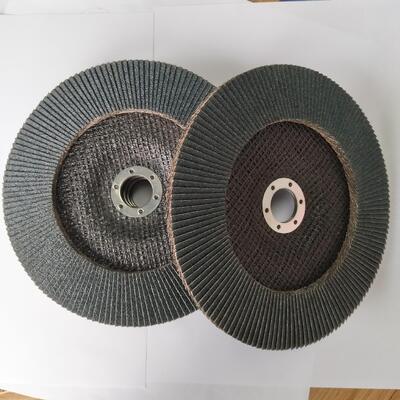 T27 Depressed Center Abrasive Flap Disc 4.5 Inch 60 Grit 115x22mm For Aggressive Smoothing