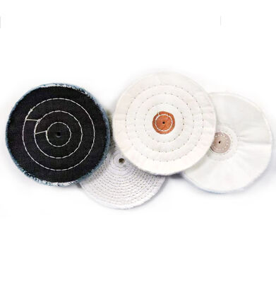 3 Inch Uncombed Loose Cotton Buffing Wheel For High Shine Polishing Metal Automotive