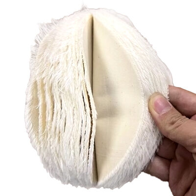 3 Inch Uncombed Loose Cotton Buffing Wheel For High Shine Polishing Metal Automotive