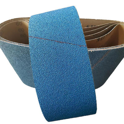 Industrial Zirconium Aluminium Oxide Sanding Belts Sandpaper 4inchx24