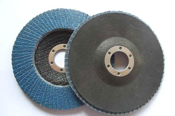 Stainless Steel Abrasive 125mm Flap Disc 60 80 100 Grit Flapper Wheel For Angle Grinder