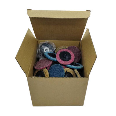 2 Inch 36 grit Roloc Grinding Disc Roll Lock Fine Medium Coarse For Die Grinder