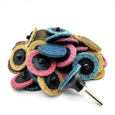 2 Inch 36 grit Roloc Grinding Disc Roll Lock Fine Medium Coarse For Die Grinder