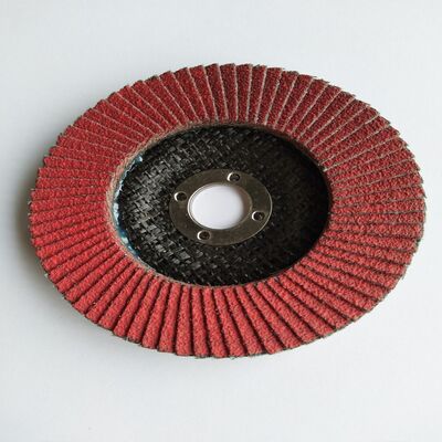 40 Grit Coarse Ceramic Abrasive Flap Disc 125mm For Die Grinder 12200RPM