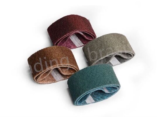 Neloy Blue Nonwoven 100mm Sanding Belts 75 X 457 For Drum Sander