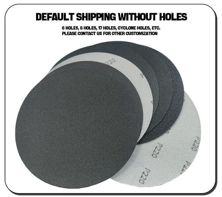 Customized Silicon Carbide Sanding Discs For Granite Wood Abrasive Tools 5 Inch