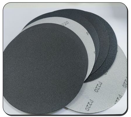 Customized Silicon Carbide Sanding Discs For Granite Wood Abrasive Tools 5 Inch