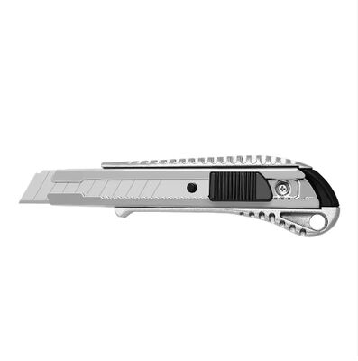 Robust Aluminum Utility Knife 18mm 9mm Snap Off Blades Heavy Duty