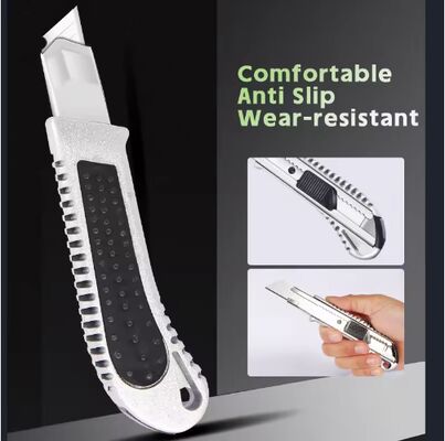 Robust Aluminum Utility Knife 18mm 9mm Snap Off Blades Heavy Duty