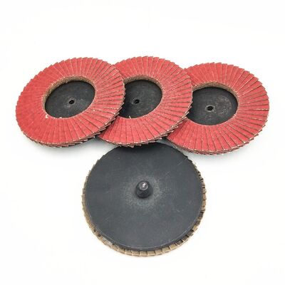 75mm 3" Mini Flap Roloc Quick Change Discs Abrasive For Sanding