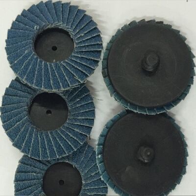 75mm 3" Mini Flap Roloc Quick Change Discs Abrasive For Sanding