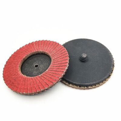75mm 3" Mini Flap Roloc Quick Change Discs Abrasive For Sanding