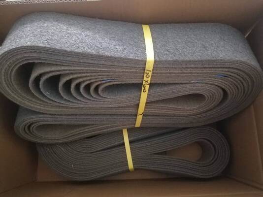 Nonwoven Nylon Abrasive Belts & Buffs 800 Grit For Sanding Steel 75 X 533mm