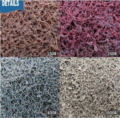 100mm Nonwoven Nylon 2x42 Sanding Belts For Wire Drawing Wood Surface Polishing