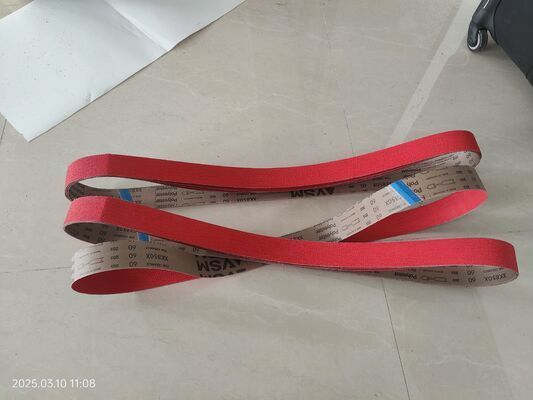 3x18 Ceramic Abrasive Sanding Belt 24 Grit-120 Grit For Steel Polishing