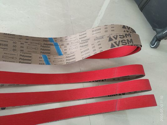 3x18 Ceramic Abrasive Sanding Belt 24 Grit-120 Grit For Steel Polishing
