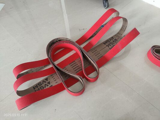 3x18 Ceramic Abrasive Sanding Belt 24 Grit-120 Grit For Steel Polishing