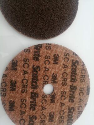 Perforated Nylon Fiber Hook And Loop Sanding Disc Sandpaper 4 Inch 12000 RPM