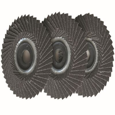 Kingcattle KX565 Flexible AO Abrasive Flap Disc For Aluminum 4inch 40 Grit