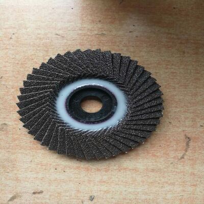 Kingcattle KX565 Flexible AO Abrasive Flap Disc For Aluminum 4inch 40 Grit