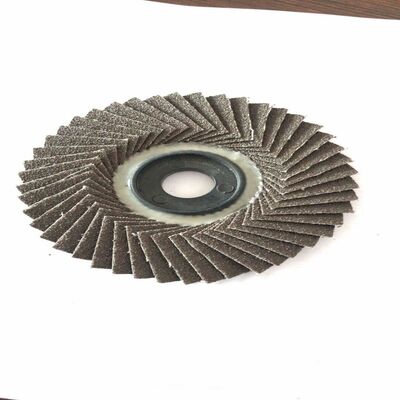 Kingcattle KX565 Flexible AO Abrasive Flap Disc For Aluminum 4inch 40 Grit