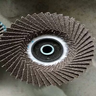 Kingcattle KX565 Flexible AO Abrasive Flap Disc For Aluminum 4inch 40 Grit