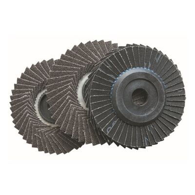Kingcattle KX565 Flexible AO Abrasive Flap Disc For Aluminum 4inch 40 Grit
