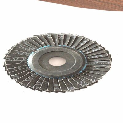 Kingcattle KX565 Flexible AO Abrasive Flap Disc For Aluminum 4inch 40 Grit