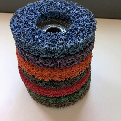 Coral Poly Stripping Abrasive Flap Disc For Rust Removing 115mm