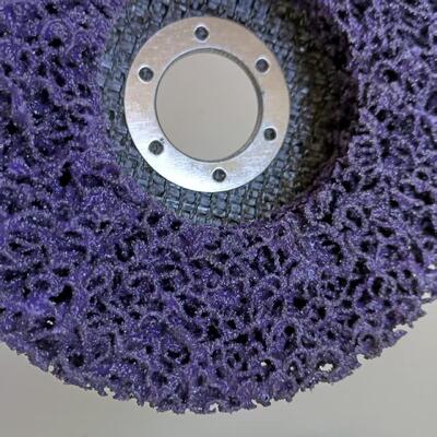 Coral Poly Stripping Abrasive Flap Disc For Rust Removing 115mm