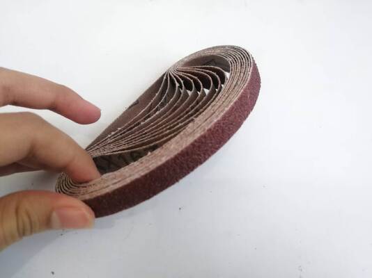 Drum Sander Red Ceramic Sanding Belts For Metal 533 X 76mm OEM