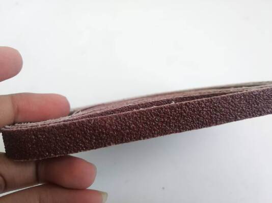 Drum Sander Red Ceramic Sanding Belts For Metal 533 X 76mm OEM