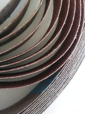 Drum Sander Red Ceramic Sanding Belts For Metal 533 X 76mm OEM