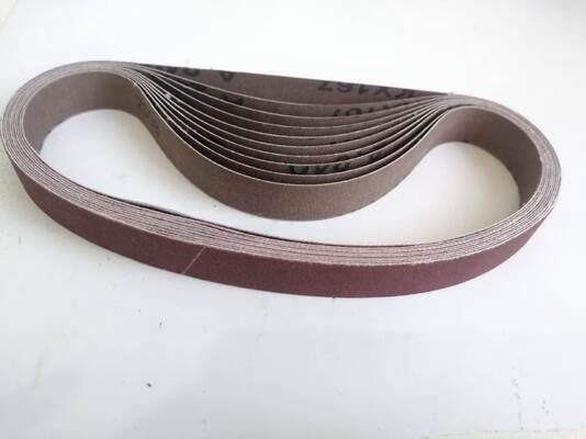 13 Inch Aluminum Oxide Abrasive Sanding Belt For Stainless Steel 2x72 Custom