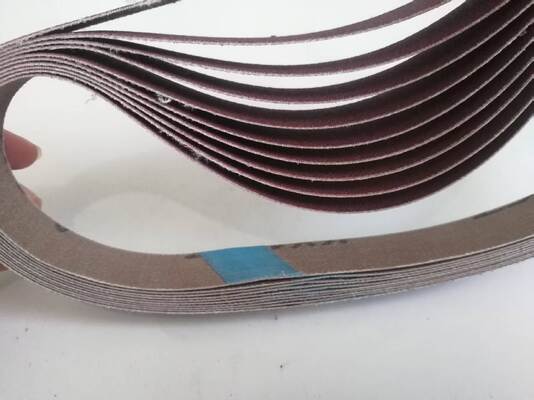 13 Inch Aluminum Oxide Abrasive Sanding Belt For Stainless Steel 2x72 Custom