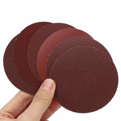 Hook And Loop Abrasive Sanding Disc Sandpaper Sheets For Surface Polishing 125 mm