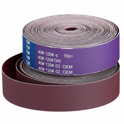LUX BORA 8+ Purple Aluminium Ceramic Abrasive Sanding Belt 4x36 For Metal