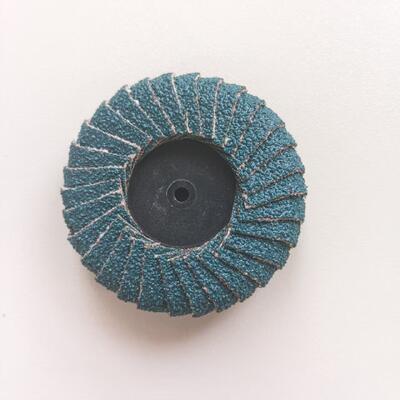 Zirconium Corundum Half Curved Abrasive Flap Disc flapper wheel For Grinder 3 Inch