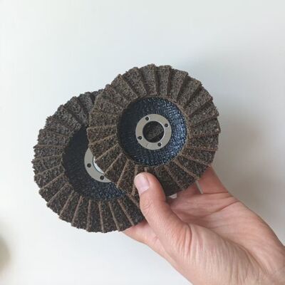 Coarse Grit Abrasive Non Woven Flap Wheel Disc Sandpaper Flapper 150mm 180mm