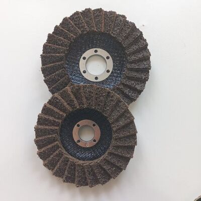 Coarse Grit Abrasive Non Woven Flap Wheel Disc Sandpaper Flapper 150mm 180mm