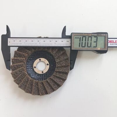 Coarse Grit Abrasive Non Woven Flap Wheel Disc Sandpaper Flapper 150mm 180mm